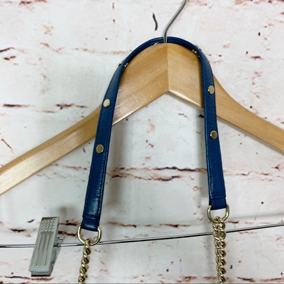 Rebecca Minkoff Mini Mac Blue Leather Crossbody - Picture 7 of 9